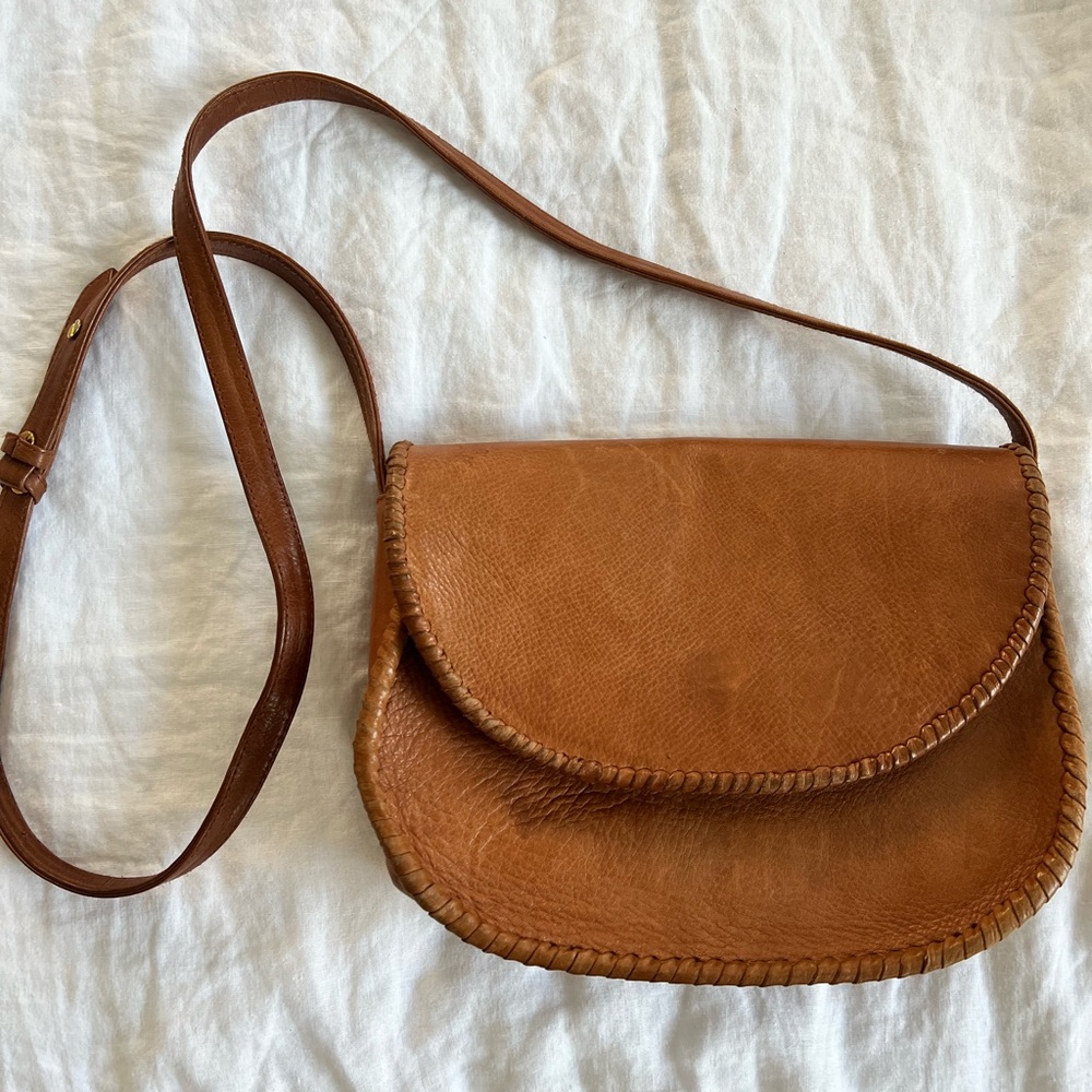 Brown Leather Cleobella Crossbody Purse!!
